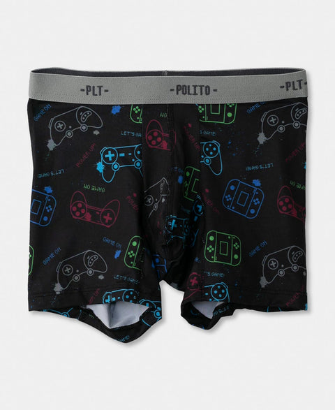 Paquete De Bóxer X 3 Para Niño En Algodón Color Vino