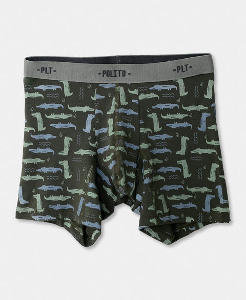 Paquete De Bóxers X 3 Para Niño En Algodón Color Verde