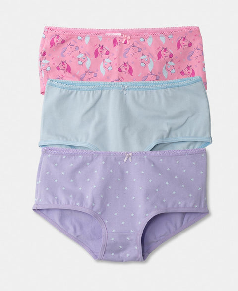 Paquete De Panties X 3 Para Niña En Algodón Color Rosado