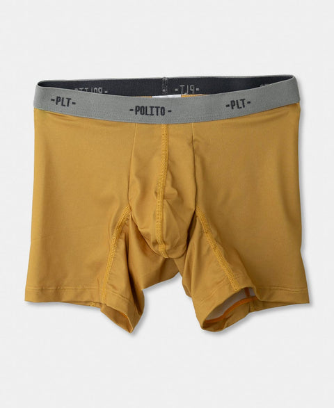 Paquete De Bóxer X 3 Para Niño En Algodón Color Mostaza