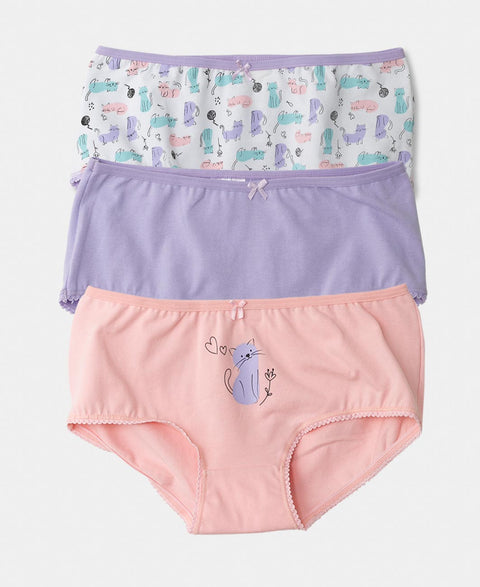 Paquete De Panties X 3 Para Niña En Algodón Color Blanco
