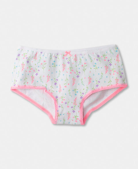 Paquete De Top Y Panties Para Niña En Algodón Color Blanco