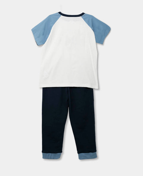 Conjunto Camiseta Pantalón Deportivo Para Recién Nacido En Tela Suave