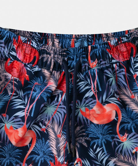 Bermuda De Playa Para Niño En Poliéster Color Azul