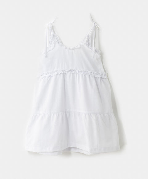 Salida De Baño Para Niña Color Blanco