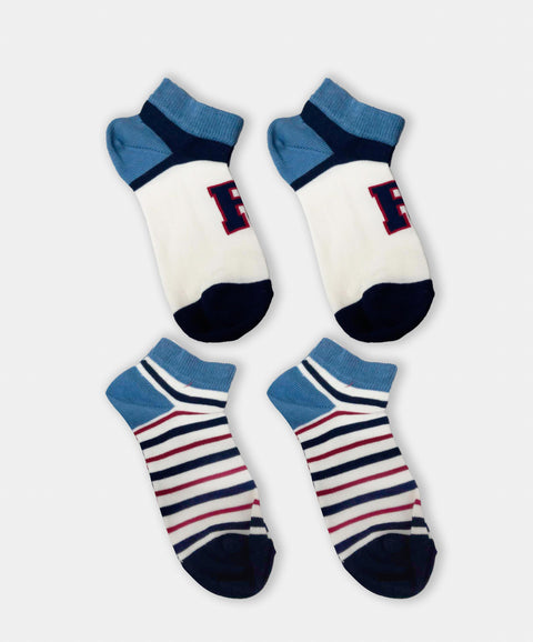 Medias X 2 Para Niño En Algodón Color Azul