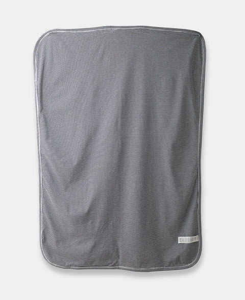 Cobija Para Recién Nacido En Tela Suave Color Blanco Y Gris