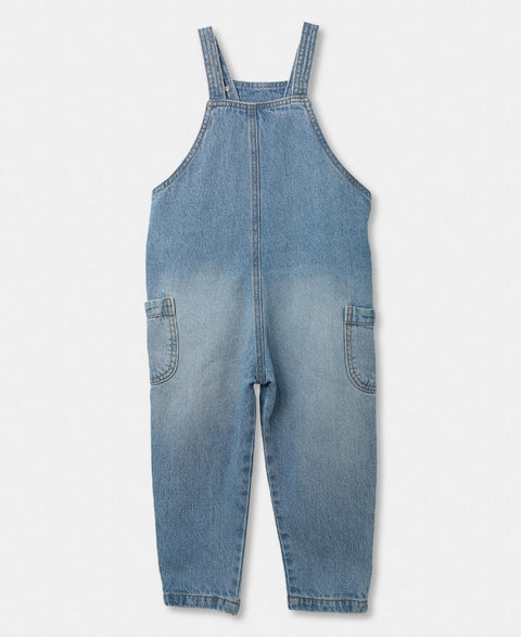 Overol Para Bebé Niña En Denim Color Índigo