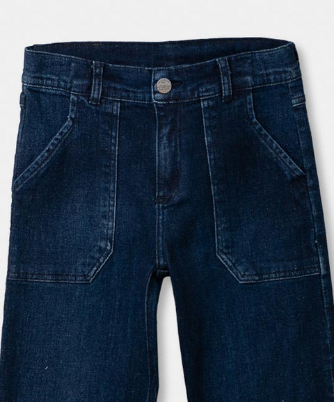 Jean Para Niño En Denim Color Índigo