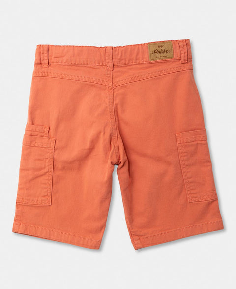 Bermuda Para Niño En Drill Color Terracota