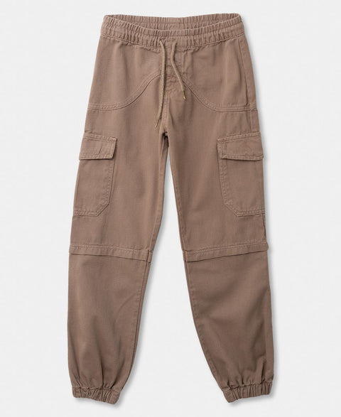Pantalón Cargo Para Niño En Mangle Color Cafe