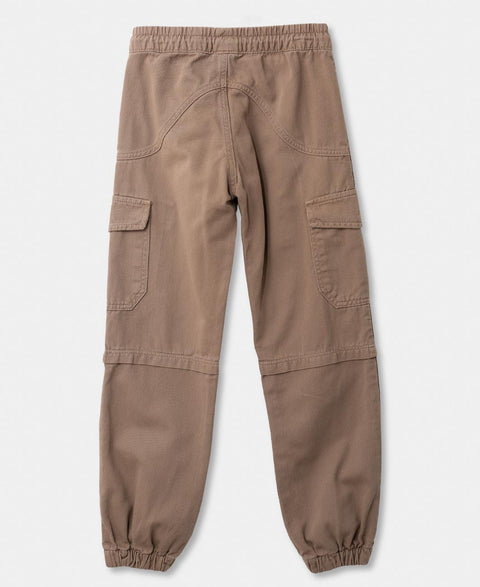 Pantalón Cargo Para Niño En Mangle Color Cafe