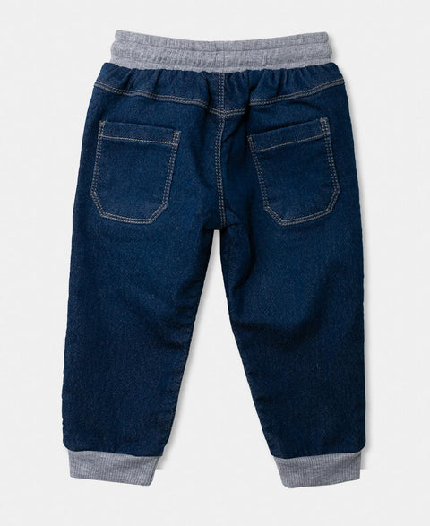 Jean Para Recién Nacido En Burda Color Índigo