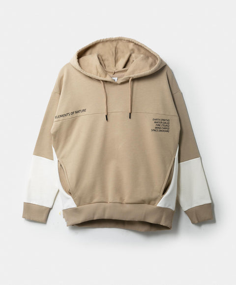 Buzo Con Chompa Para Niño En Burda Color Arena