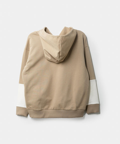 Buzo Con Chompa Para Niño En Burda Color Arena