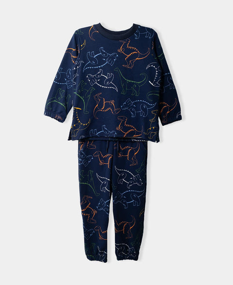 Conjunto Buzo Jogger Para Bebé Niño En Burda Color Azul