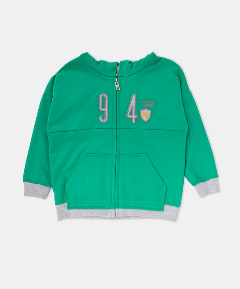 Chompa Deportiva Para Bebé Niño En Burda Color Verde