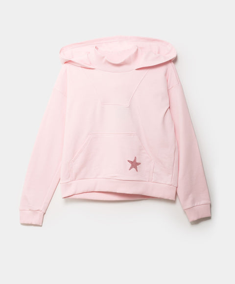 Buzo Con Chompa Para Niña En Burda Color Rosado