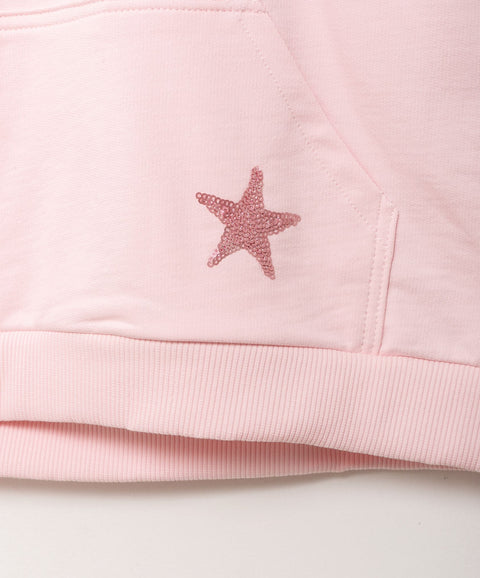 Buzo Con Chompa Para Niña En Burda Color Rosado