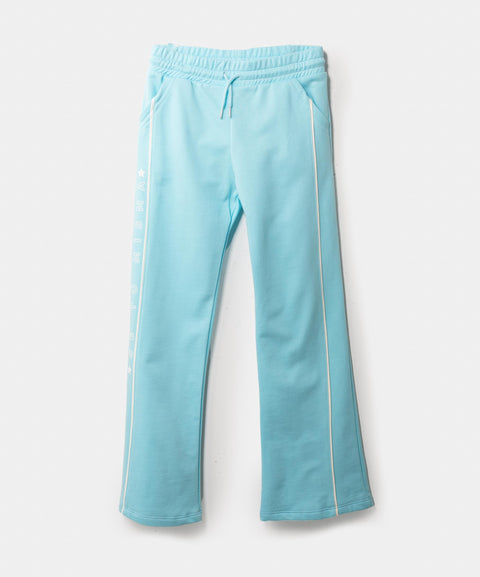 Pantalón Deportivo Perchado Para Niña Color Azul