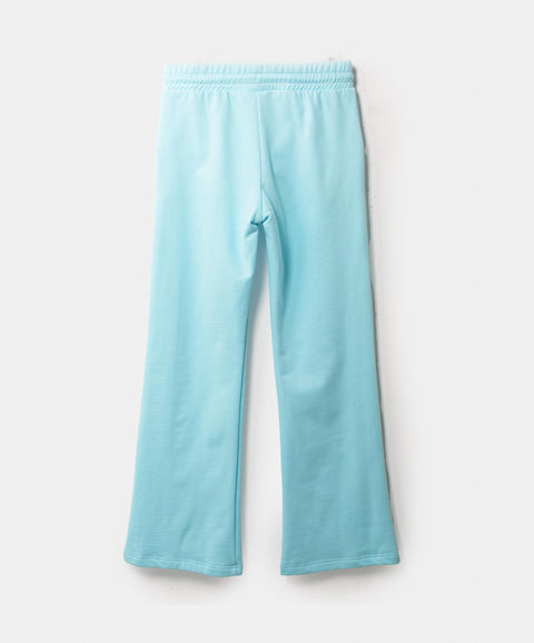 Pantalón Deportivo Perchado Para Niña Color Azul