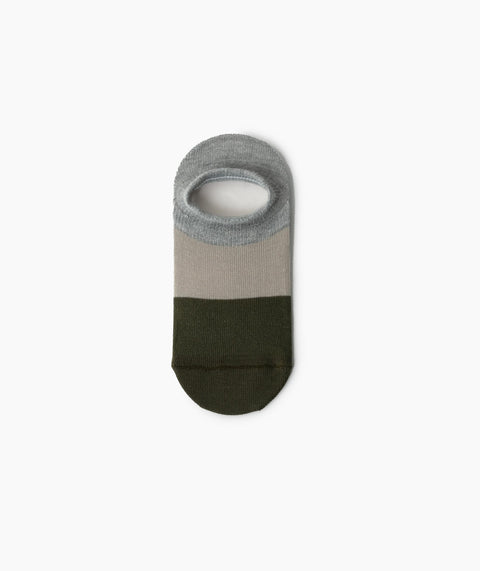 Medias X 2 Para Niño En Algodón Color Verde Militar