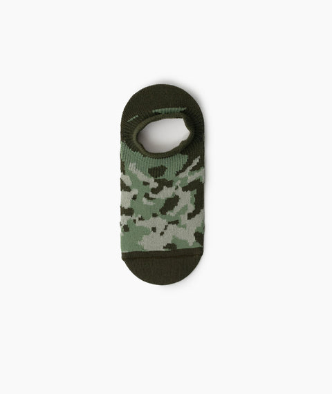 Medias X 2 Para Niño En Algodón Color Verde Militar