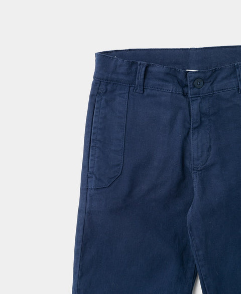 Pantalón Para Niño En Burda Color Azul