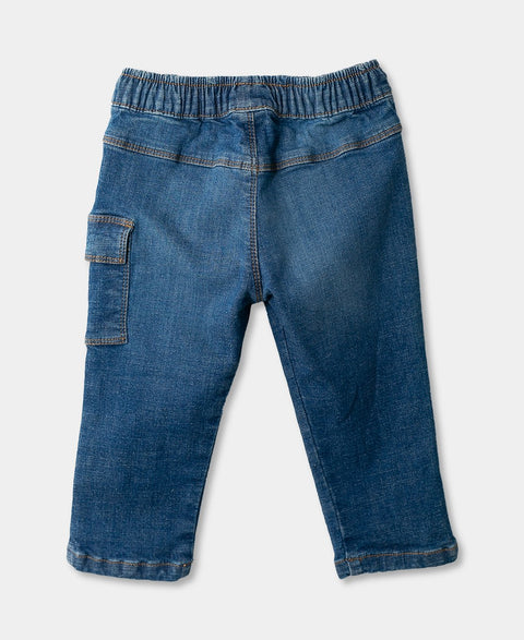 Jean Para Recién Nacido En Denim Color Índigo