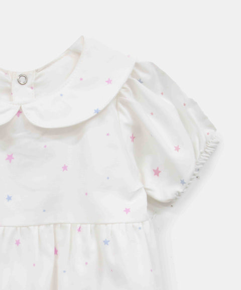 Jumpsuit Estampado Para Recién Nacida Color Blanco