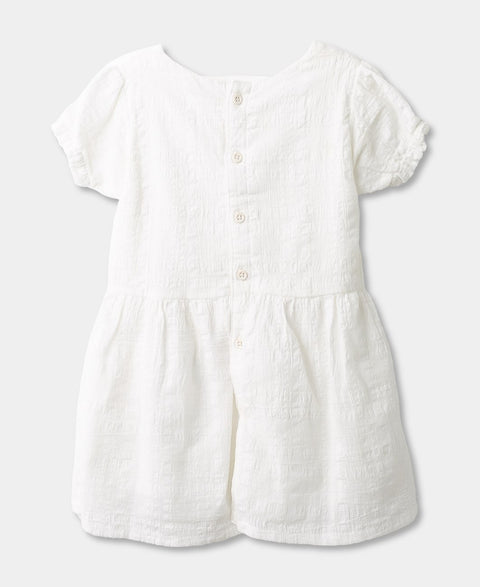 Vestido De Bautizo Para Recién Nacida Color Blanco