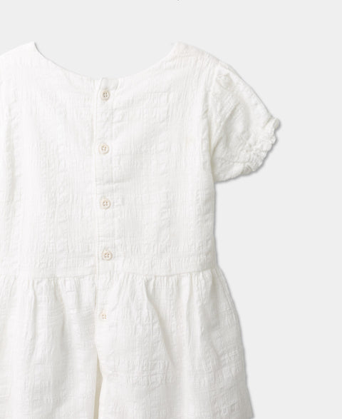 Vestido De Bautizo Para Recién Nacida Color Blanco