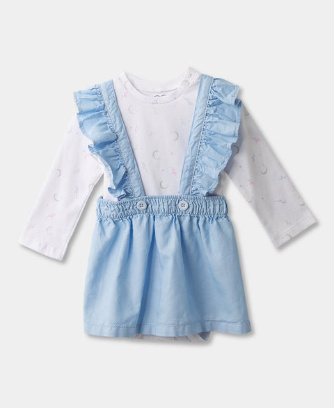 Conjunto De Falda Y Body Para Recién Nacida En Tela Suave Color Blanco