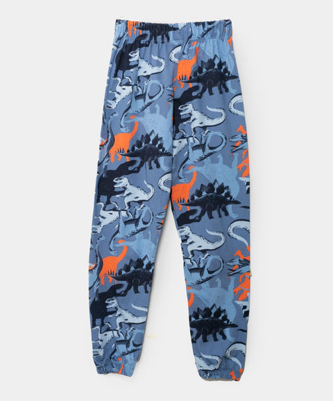 Pijama Manga Corta Para Niño En Tela Suave Color Azul