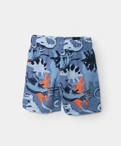 Pijama Manga Corta Para Bebé Niño En Tela Suave Color Azul