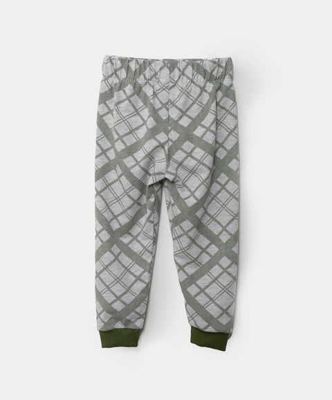 Pijama Manga Larga Para Bebé Niño En Tela Suave Color Verde