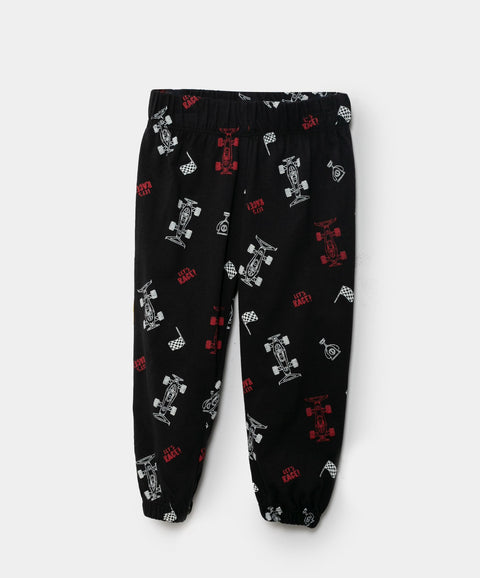 Pijama Manga Corta Para Bebé Niño En Tela Suave Color Blanco Y Negro