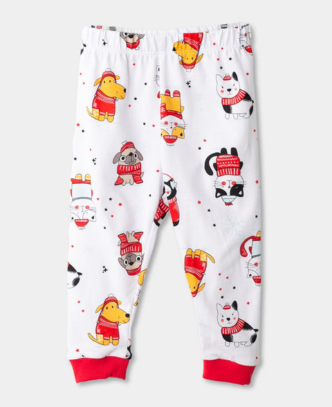 Pijama Navidad Unisex Manga Larga Para Recién Nacidos Color Blanco