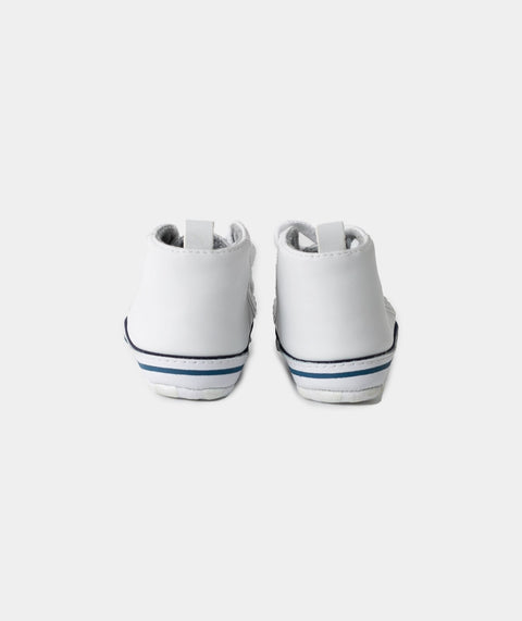 Tenis Para Recién Nacido En Material Sintético Color Blanco