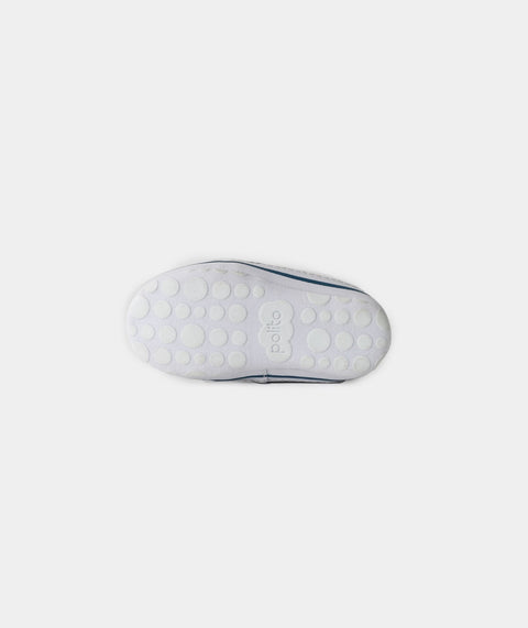Tenis Para Recién Nacido En Material Sintético Color Blanco