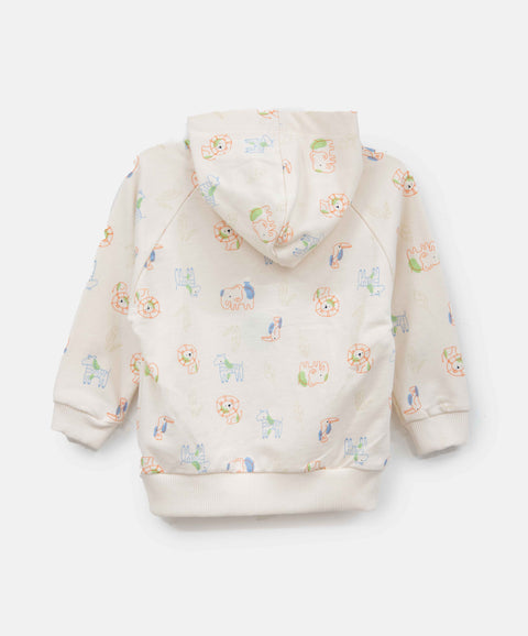 Buzo Con Chompa Para Bebé Niño Color Marfil Estampado