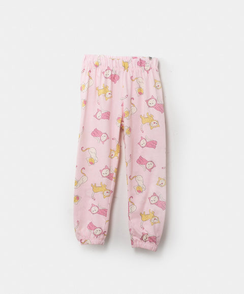 Pijama Manga Larga Para Bebé Niña En Licra Color Rosado