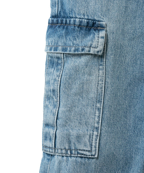 Jean Straight Leg Para Niño En Denim Color Indigo