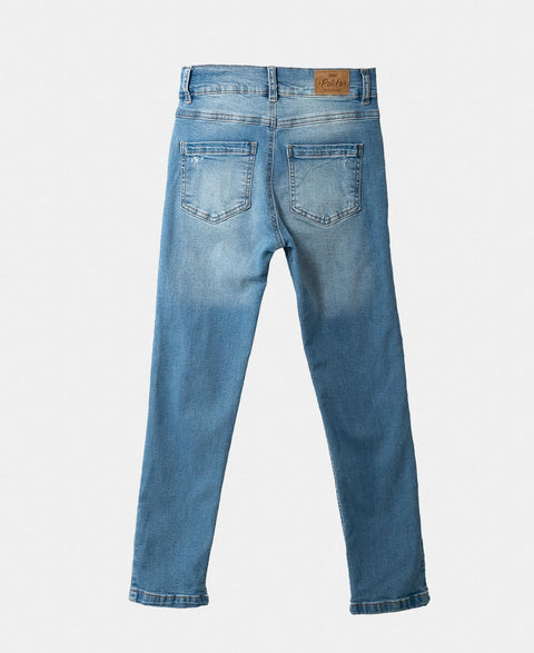 Jean Para Niño En Denim Color Índigo