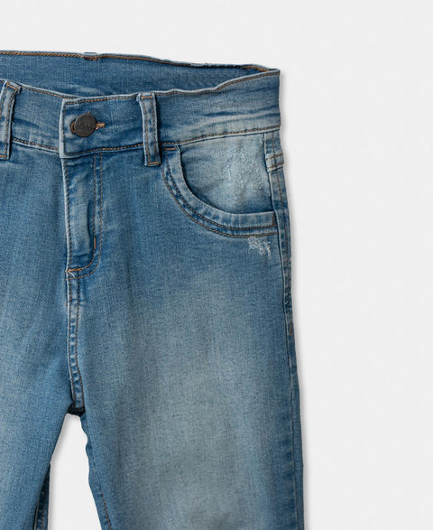 Jean Para Niño En Denim Color Índigo