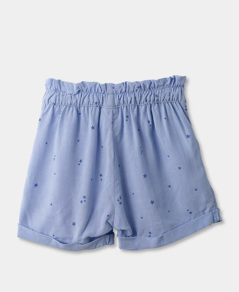 Conjunto Short Y Blusa Para Bebé Niña En Lino Color Hortensia