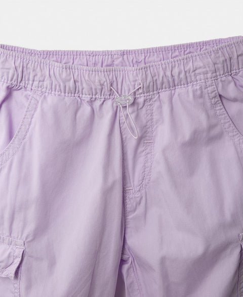 Pantalón Cargo Para Bebé Niña En Popelina Color Lila
