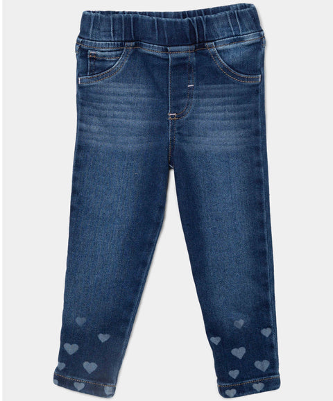Jeggins Para Bebé Niña En Denim Color Índigo Claro