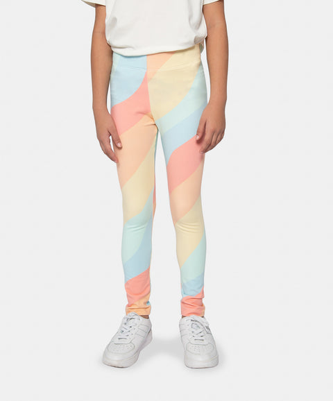 Leggins Estampado Para Niña En Licra De Colores