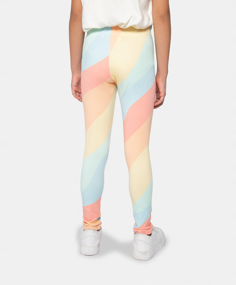 Leggins Estampado Para Niña En Licra De Colores